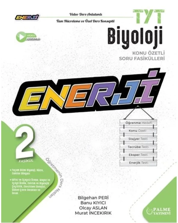 Enerji Tyt Biyoloji Konu Özetli Soru Fasikülleri ürün görseli 1
