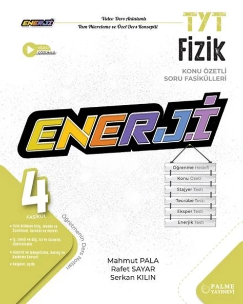 TYT ENERJİ FİZİK KONU ÖZETLİ SORU FASİKÜLLERİ (4 FASİKÜL) ürün görseli 1