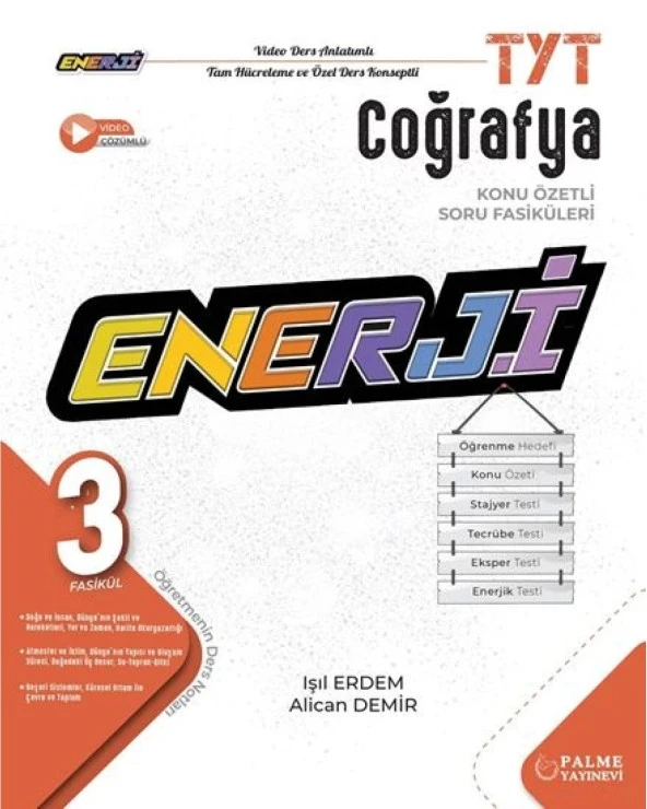 Enerji Tyt Coğrafya Konu Özetli Soru Fasikülleri ürün görseli 1