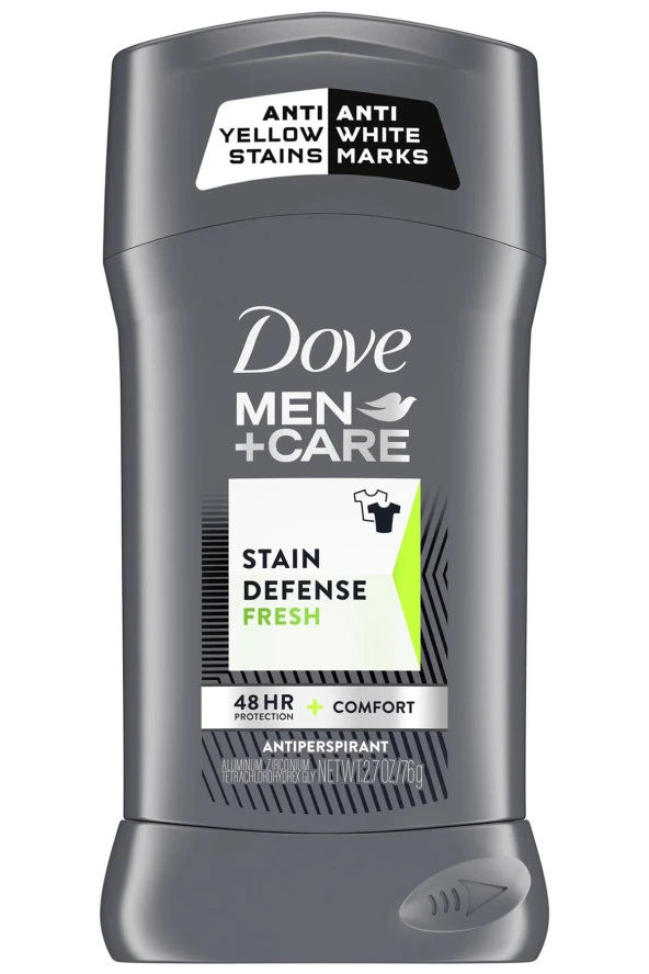 Dove Men Stain Defense Fresh Antiperspirant Stick Deodorant 76GR ürün görseli 1