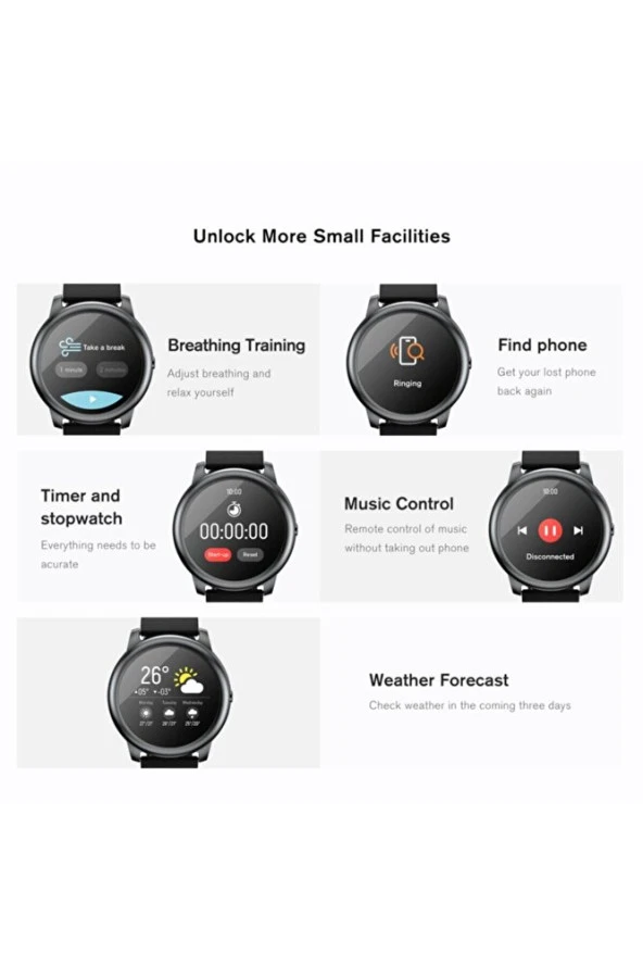 Solar Ls05 Smart Watch Global Version - Resim 5