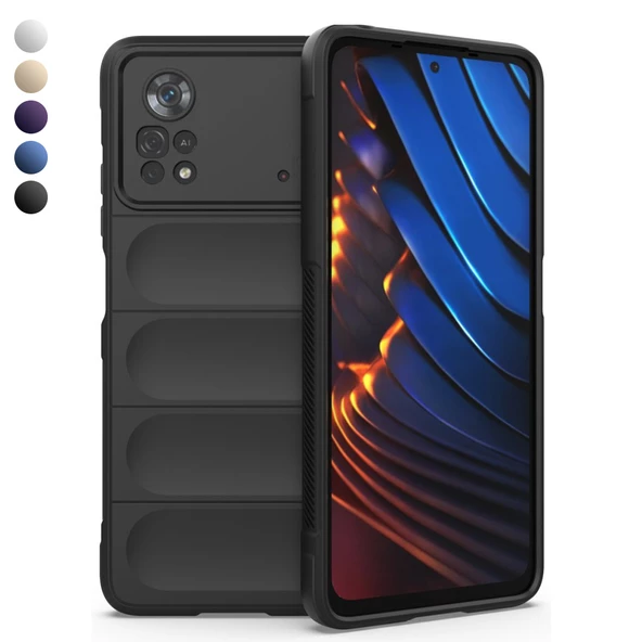 Xiaomi Poco X4 Pro 5G Kılıf Optimum Lens Çerçeveli Silikon Kapak ürün görseli 1