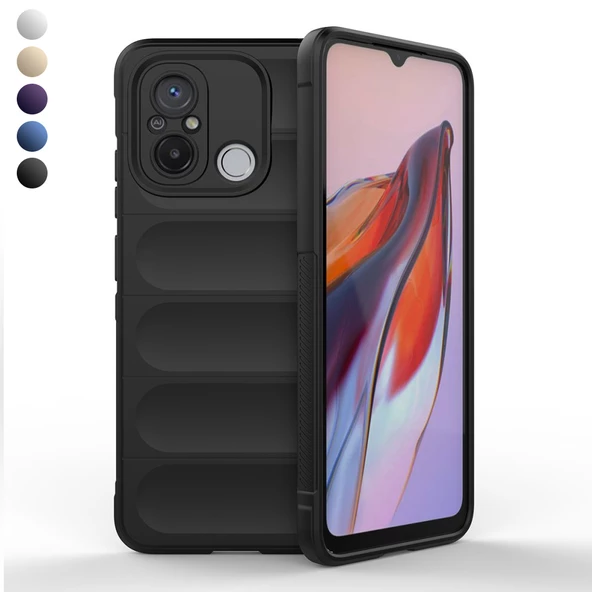 Xiaomi Redmi 12C Kılıf Optimum Lens Çerçeveli Silikon Kapak ürün görseli 1