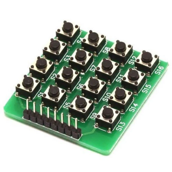 16 Butonlu 4x4 Matrix Tuş Takımı ürün görseli 1