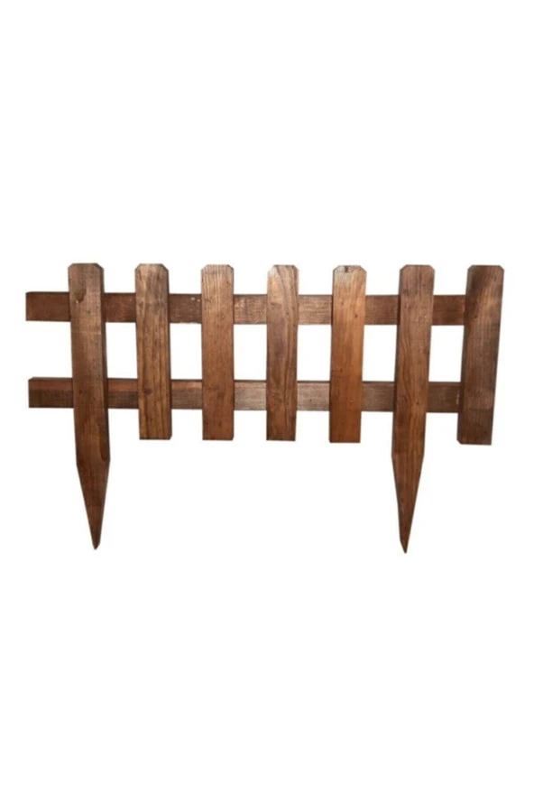 Pinoxi Ahşap Bahçe Çiti Küçük Boy Çit 60x25/40cm ürün görseli 1