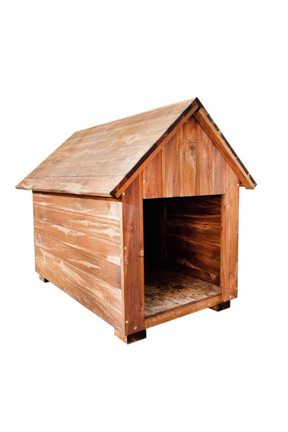 Küçük Irk Köpekler Için Doğal Ahşap Kulübe Dış Mekan Köpek Evi Kedi Evi ürün görseli 1
