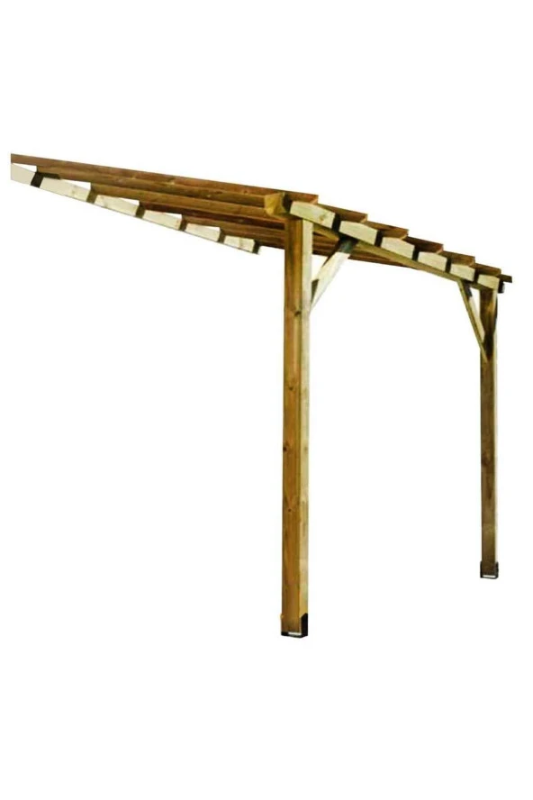 Pinoxi Ahşap Sundurma Çardak Gölgelik Bahçe Pergola Tente ürün görseli 1