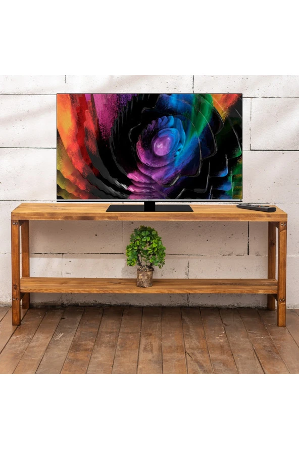 Pinoxi Ahşap Tv Sehpası Tv Ünitesi Tv Stand ürün görseli 1