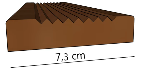 Ahşap Deck Kahverengi 99 Cm 5 Adet - Resim 2