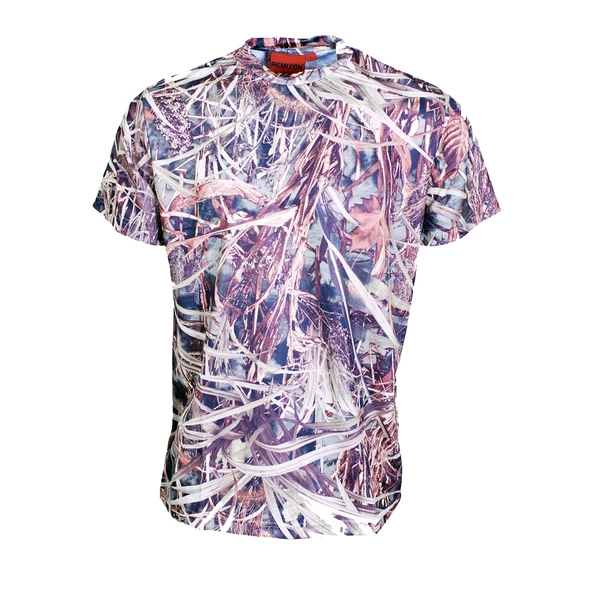 Remixon Quick Dry Sazlık Desenli Balıkçı T-Shirt ürün görseli 1