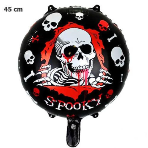 Halloween Folyo Balon Kuru Kafa 18 inç ürün görseli 1