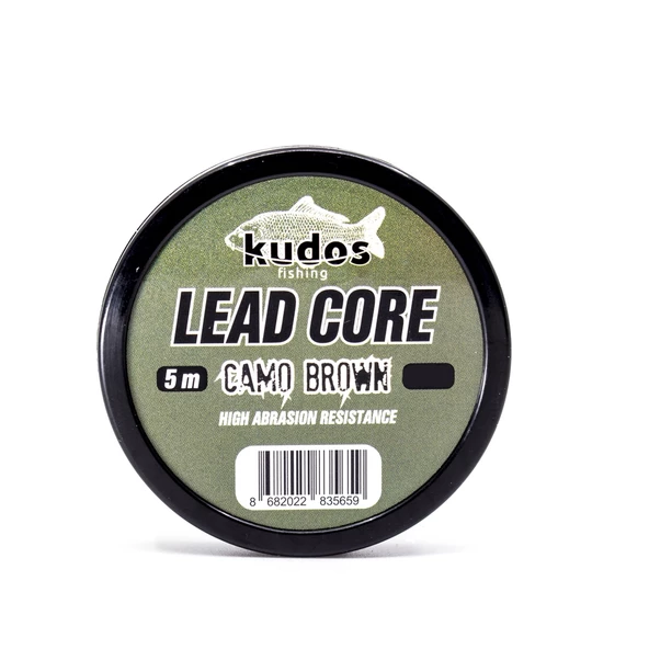Kudos Lead Core Camo Brown 5m Leader ürün görseli 1