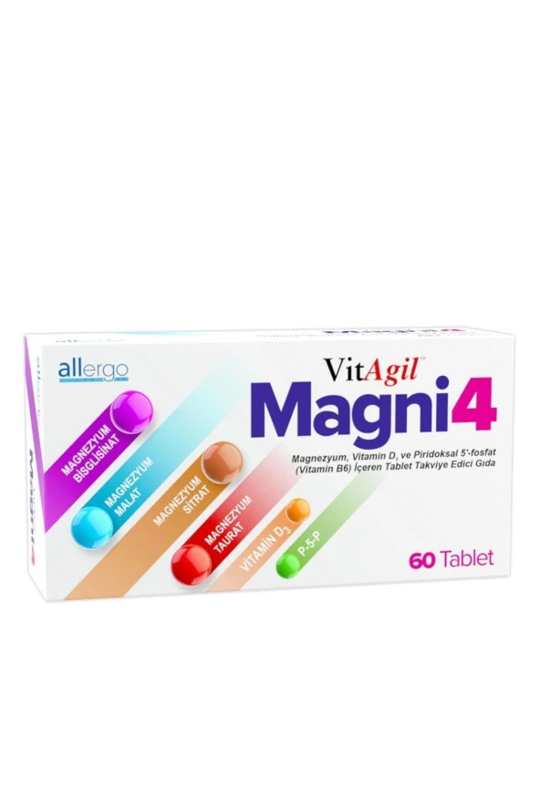 Vitagil Magni4 60 Tablet ürün görseli 1