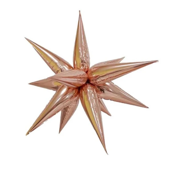 Kutup Yıldızı Rose Gold Folyo Balon 60 cm ürün görseli 1