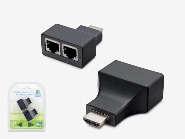 Hadron HD4460B/100 Hdmi Extender Rj45 30 Metre Destekli ürün görseli 1