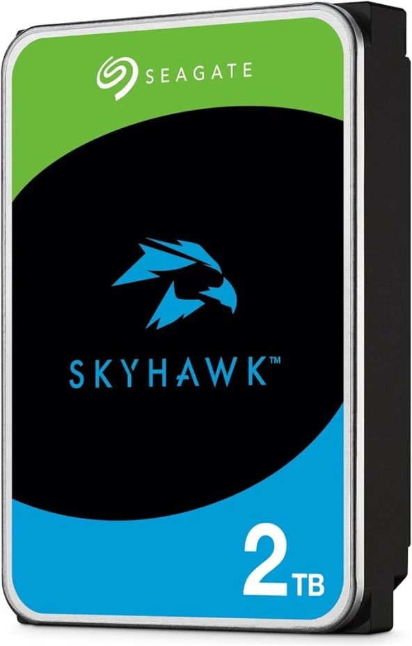 SEAGATE ST2000VX017 SKYHAWK 3.5" 2TB 256mb SATA 7/24 Harddisk ürün görseli 1