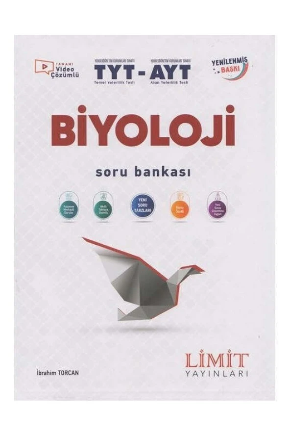 2025 Limit Yayınları TYT AYT Biyoloji Soru Bankası ürün görseli 1