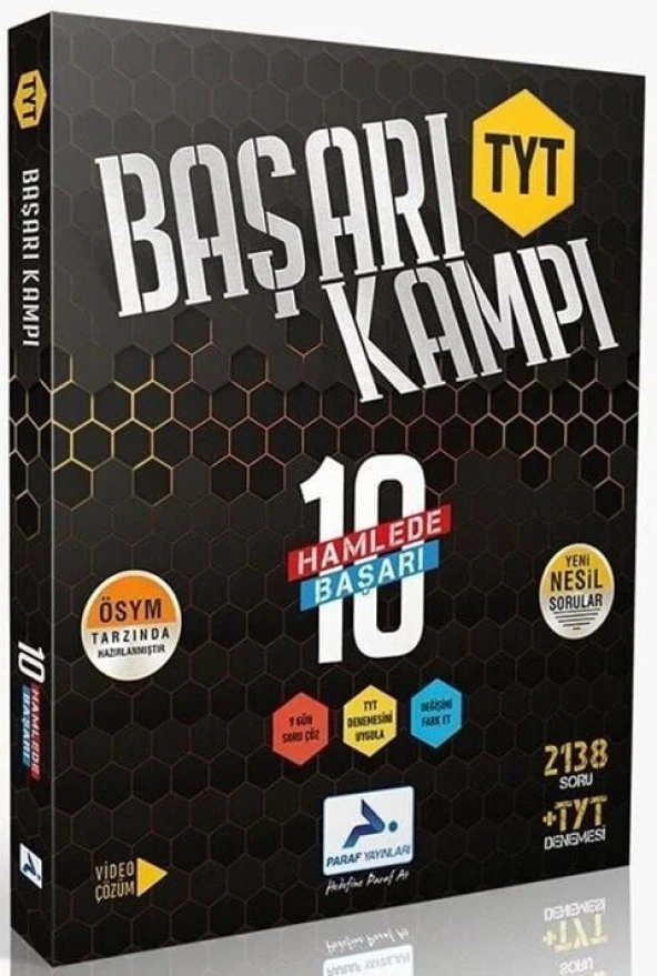 PRF Yayınları TYT Başarı Kampı 10 Hamlede Başarı ürün görseli 1