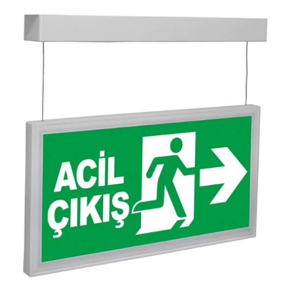 Arsel AES-26223-L Onled-lite Acil Çıkış Yönlendirme Armatürü Sürekli ve Kesintide 180 Dak. Yanan 20xF LED ürün görseli 1