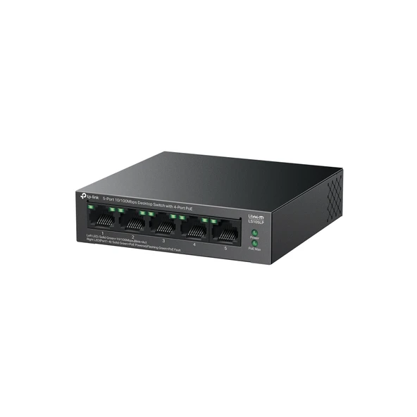 TP-LINK LS105LP 5 PORT 10/100 POE SWITCH - Resim 3