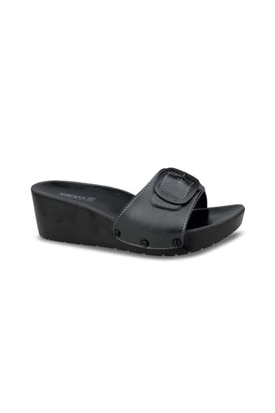 Ceyo 9969-9 Dolgu Topuk Orthopedix Kadın Terlik Siyah 36-40 ürün görseli 1