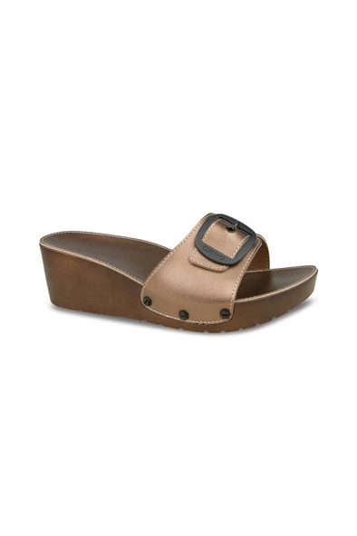 Ceyo 9969-9 Dolgu Topuk Orthopedix Kadın Terlik Bakır 36-40 ürün görseli 1