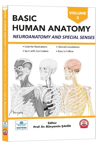 Basic Human Anatomy Neuroanatomy and Special Senses Volume-3 ürün görseli 1