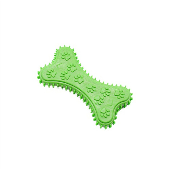 Zampa Pati Desenli Dikenli Plastik Kemik Medium 12 x 6 cm ürün görseli 1