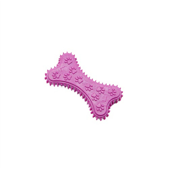 Zampa Pati Desenli Dikenli Plastik Kemik Small 10 x 5 cm ürün görseli 1