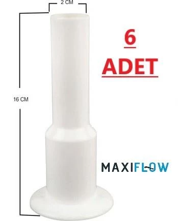 Petek Boru Gizleme Aparatı Beyaz - Boru Gizleyici 6 ADET ürün görseli 1