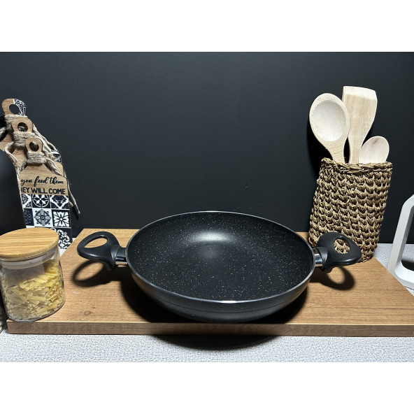 BENA LİFE Çift Kulplu Granit Tava 24 cm ürün görseli 1
