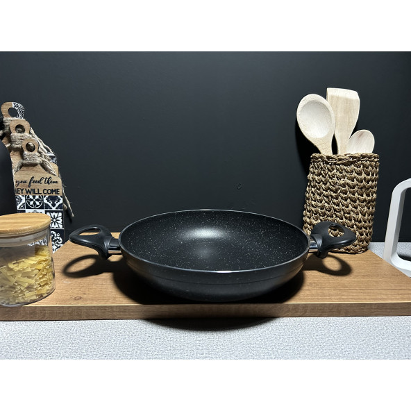 BENA LİFE Çift Kulplu Granit Tava 24 cm - Resim 2
