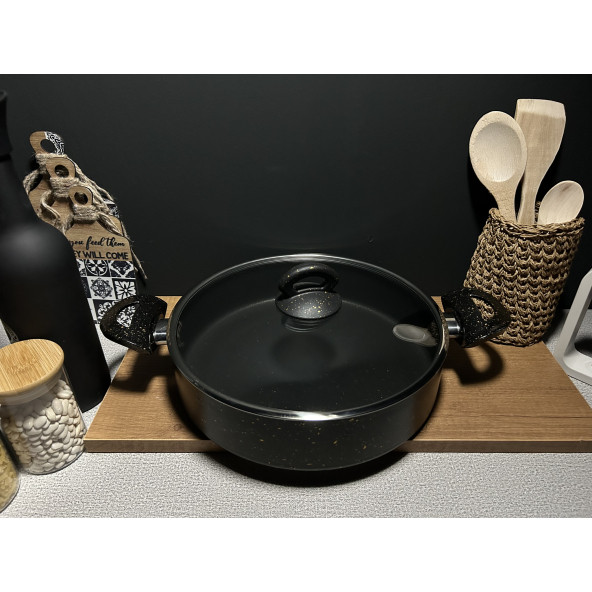 BENA LİFE 24 CM GRANİT BASIK TENCERE - Resim 2