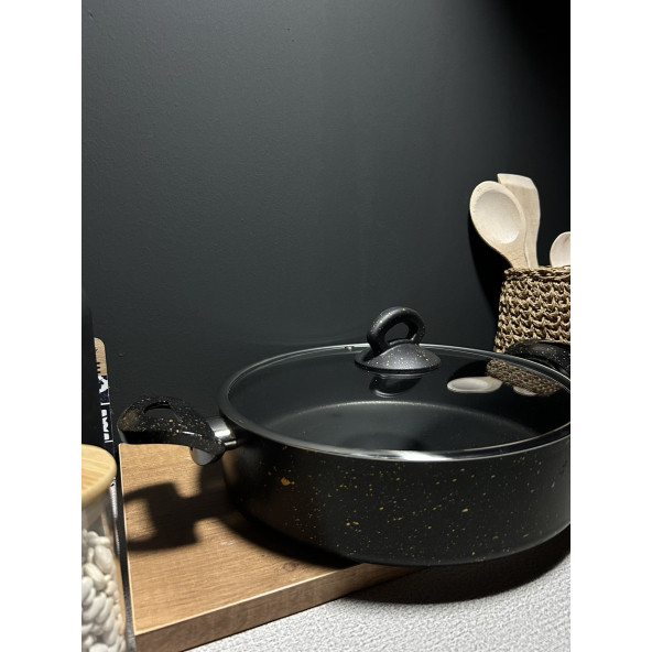 BENA LİFE 24 CM GRANİT BASIK TENCERE - Resim 3