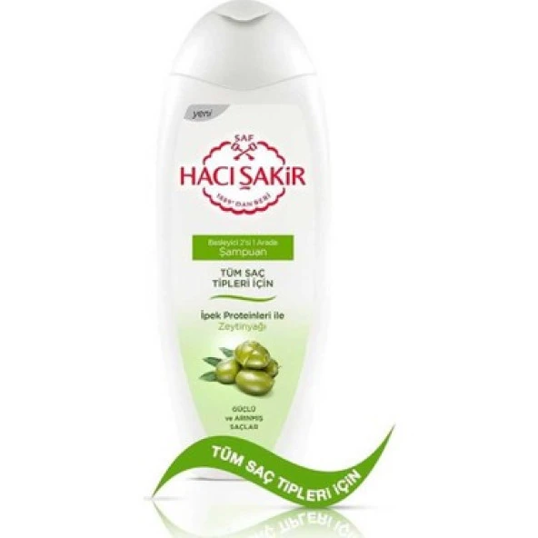 Hacı Şakir Şampuan + Krem Zeytinyağlı 500 ml 12 Adet ürün görseli 1