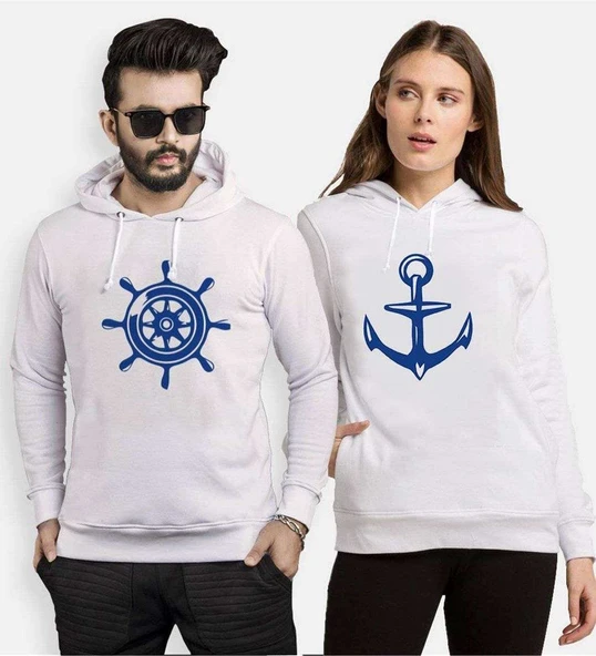 Tshirthane Dümen Demir Sevgili Kombinleri Kapüşonlu Kombini ürün görseli 1