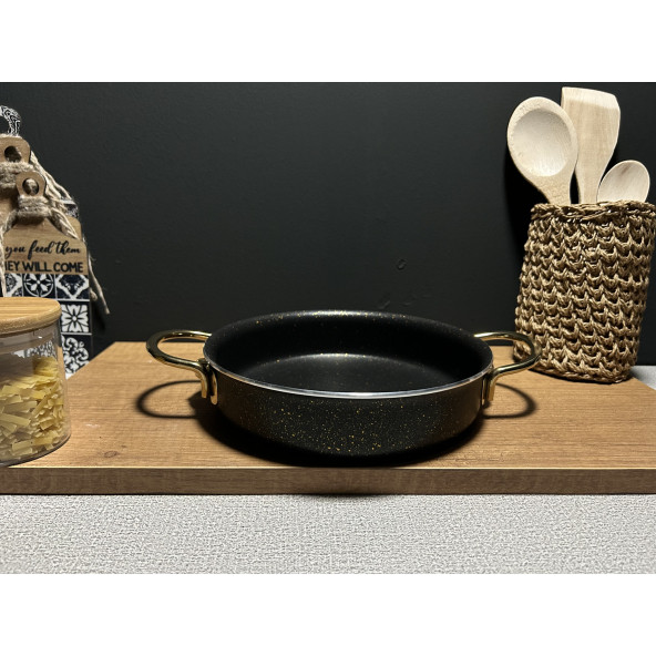 BENA LİFE 20 CM GRANİT TAVA ÇİFT KULPLU - Resim 2