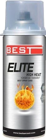 BEST ELİTE 600cc YÜKSEK ISI BOYASI 400ml. GÜMÜŞ ürün görseli 1