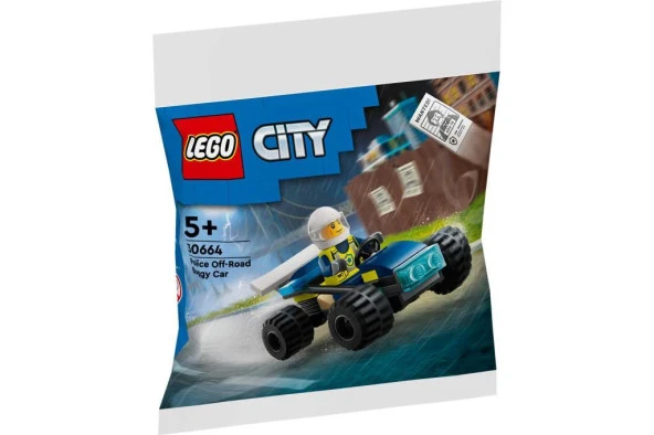 LEGO City 30664 Police Off-Road Buggy Car ürün görseli 1