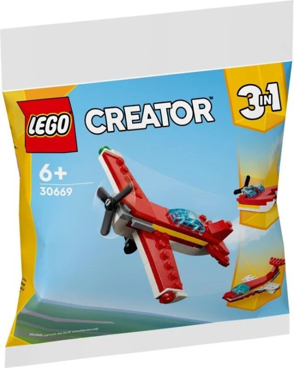 LEGO Creator 30669 Iconic Red Plane ürün görseli 1