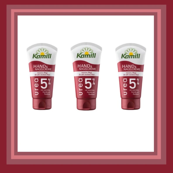 Kamill Urea 5 El & Tırnak Kremi Tüp 75x75x75ml 3lü Set ürün görseli 1