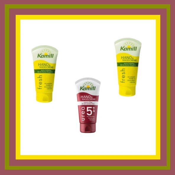 Kamill Fresh & Kamill Urea 5 El Kremi 75X75X75ml 3lü Set ürün görseli 1
