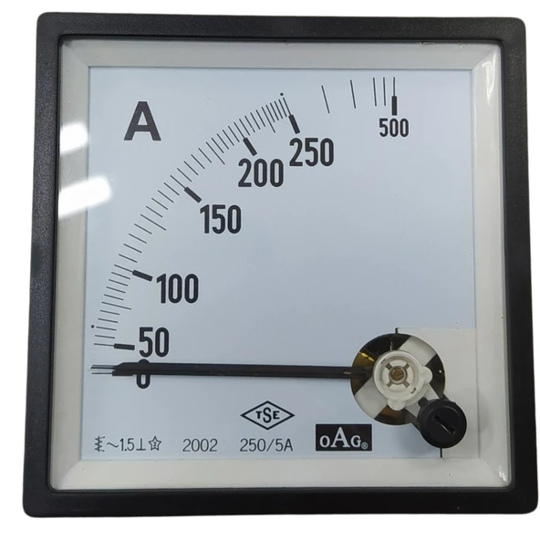 OAG Panelmeter CP-96 250/5A - AMPERMETRE ürün görseli 1