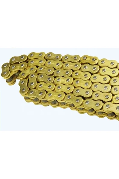R 25-MT 25-Cbr 250-Pulsar 200-Ninja 250-Nk 250-Nk 400 Uyumlu Teker Zinciri Gold (Oringsiz) ARASMOTO ürün görseli 1