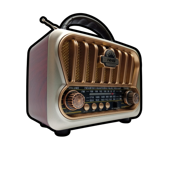 MN6 NS-09 nostaljik radyo/Tws Destekli/18650 Li Pil/Ses bombasi ürün görseli 1