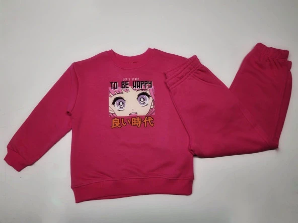 Dmb Kids M9038 Pembe Kız Çocuk Eşofman Takım- 10/11 Yaş ürün görseli 1