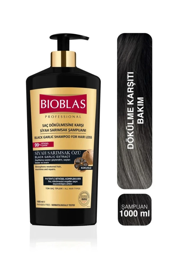 Bioblas Sarımsaklı Siyah Şampuan 1000 Ml ürün görseli 1