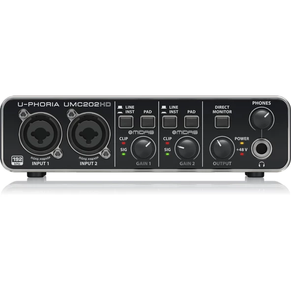 Behringer UMC202HD Ses Kartı ürün görseli 1