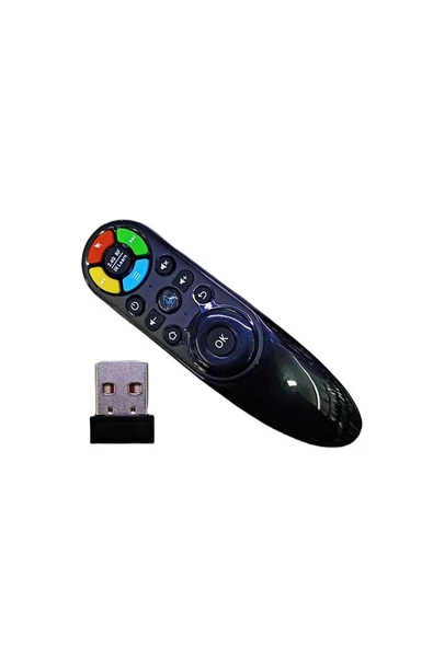Android Akıllı Uzaktan Kumanda Q9-air Mouse-mikrofonlu - Resim 3