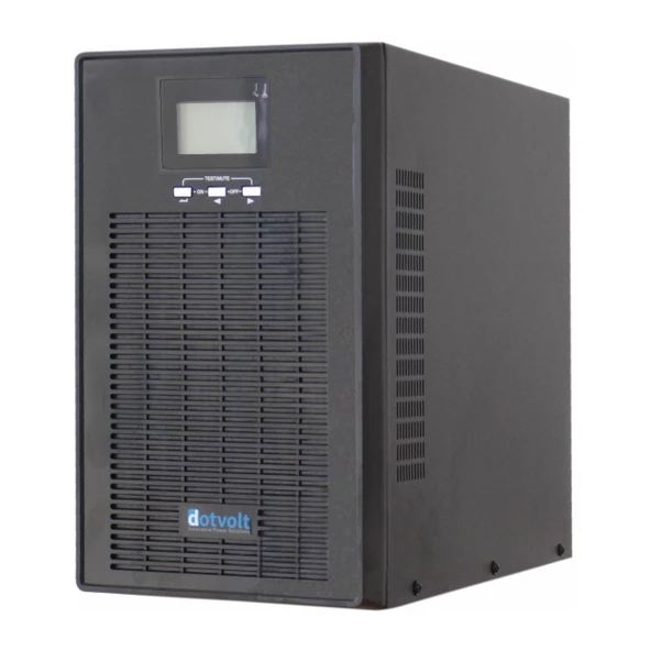 DOTVOLT MN SERİSİ Online 1 KVA 1/1 Faz 2X7AH Akü UPS ürün görseli 1